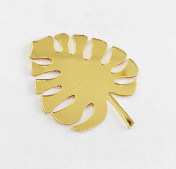 Monstera Leaf Acrylic Cutout (Set of 5)