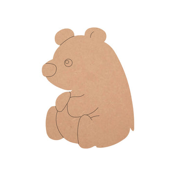 MDF Little Bear Baby Shape MDF Fridge Magnet