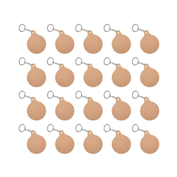 MDF Chopping Board Style DIY Blank Keychain Sets ( Set of 20)