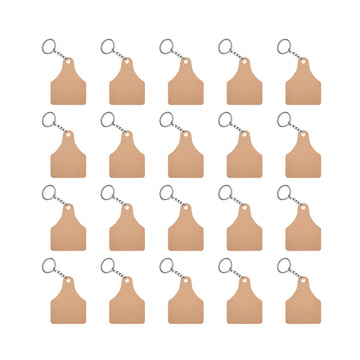 MDF Custom Shape DIY Blank Keychain Sets ( Set of 20)