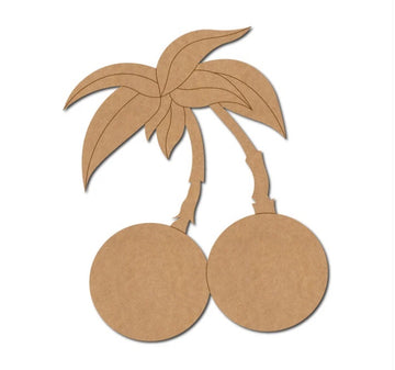 MDF Plum Shape Cutout for DIY Projects