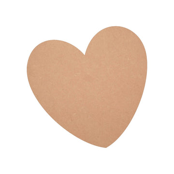 MDF Heart Shape Cutout Baby Shower Cutout