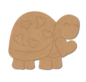 MDF Loving Turtle Shapes for Crafts (SETT3)