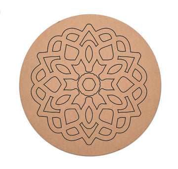 MDF Pre marked Art Work Design Mandala