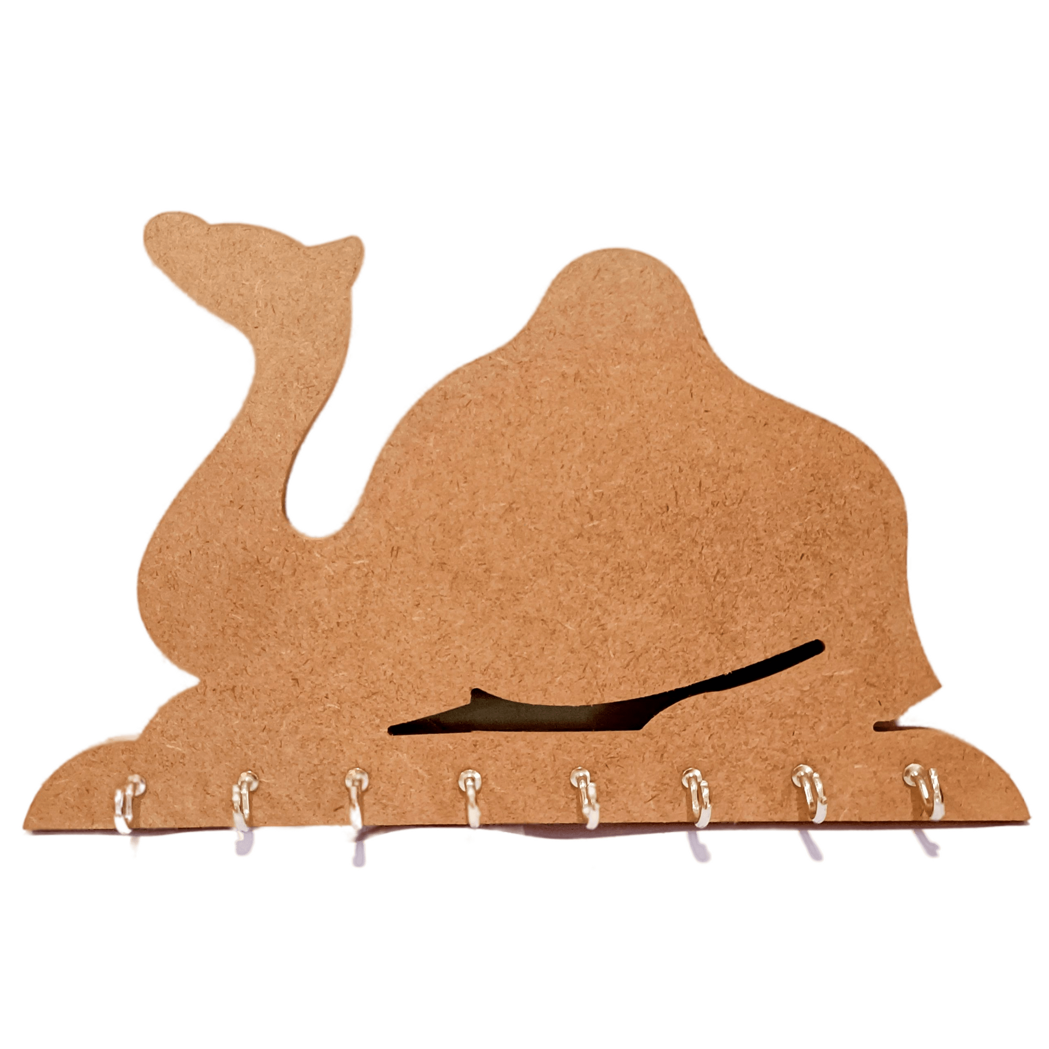 DIY MDF Camel Shape Key Holder - Set of 2