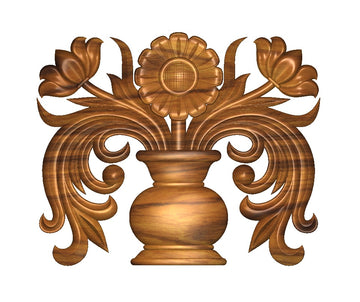 Handmade Beauty Carved Wooden Center Designs