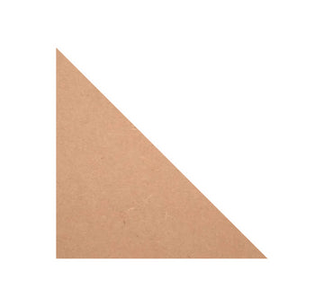 Right Triangle MDF Cutout, Triangle MDF Base