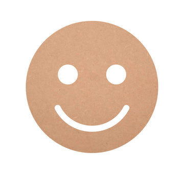 MDF Emoji Cutouts, MDF Smiley Shapes
