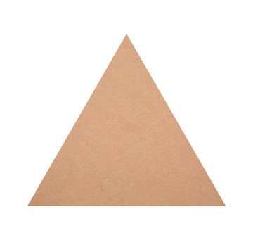 MDF Triangle Shape Cutouts, Triangle Blank Design