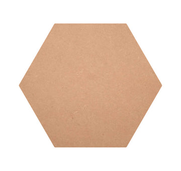 MDF Hexagon Shape Cutouts, Hexagon Blank Design