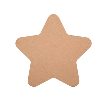 Star Shape DIY MDF Cutouts