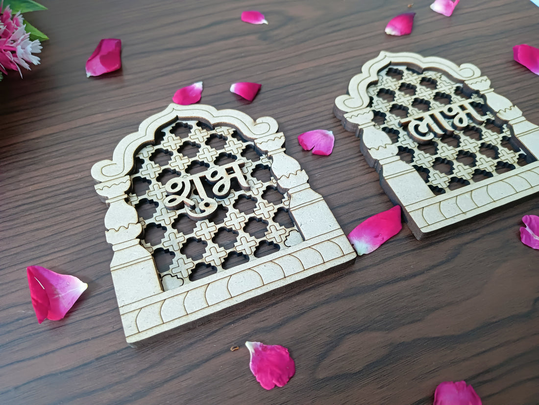 MDF Jharokha Jali Pattern Shubh Labh