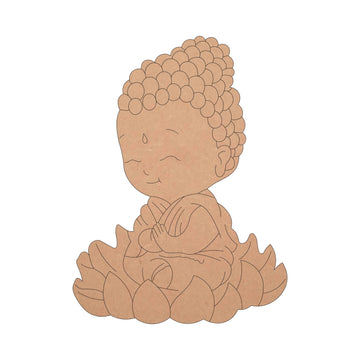 MDF Pre Marked Little Buddha Cutout