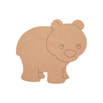 Little Baby Bear Shape MDF Fridge Magnet