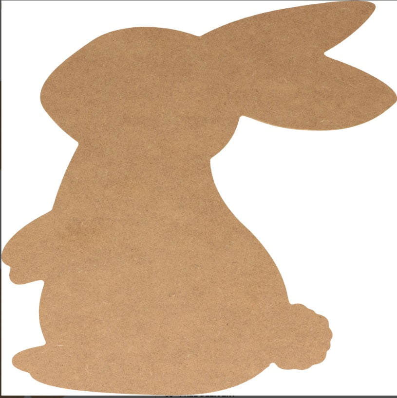 DIY Rabbit Cutouts – High-Quality MDF for Creative Projects (SERT9)