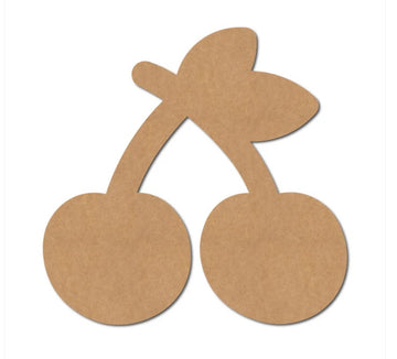 MDF Cherry Shape Cutout for DIY Projects