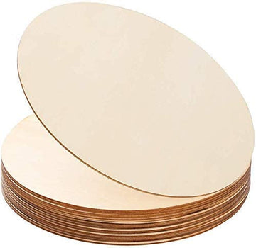 KV Crafts Round Circle Pine MDF MDF Boards for Art and Craft