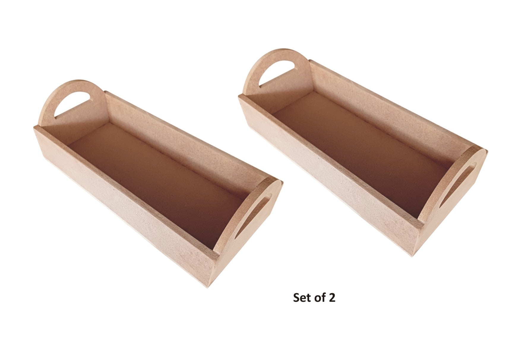 DIY MDF Multipurpose Basket - Set of 2