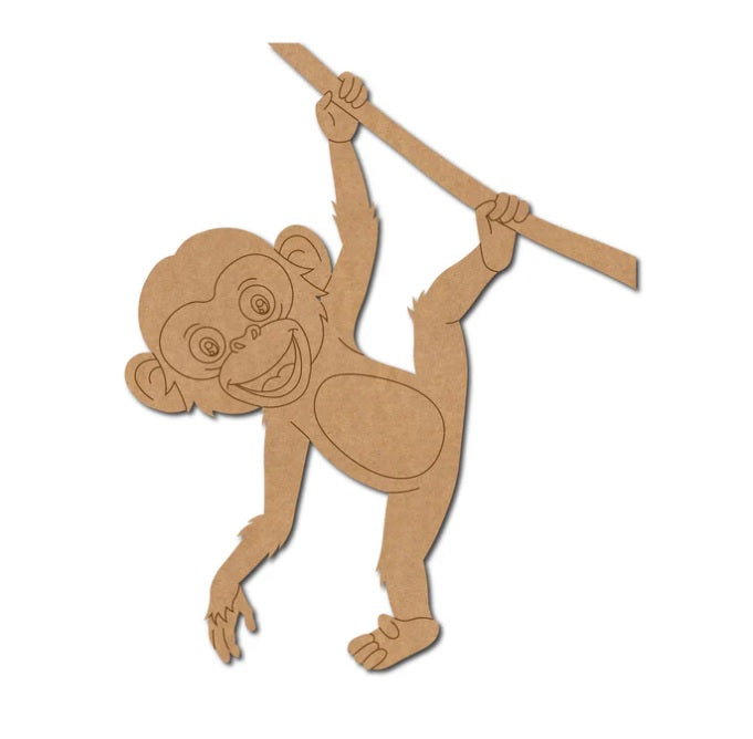 MDF Monkey Shape Cutouts (SEMK1)