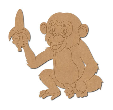 MDF Monkey Shapes – Ideal for Kids’ Crafts (SEMK4)