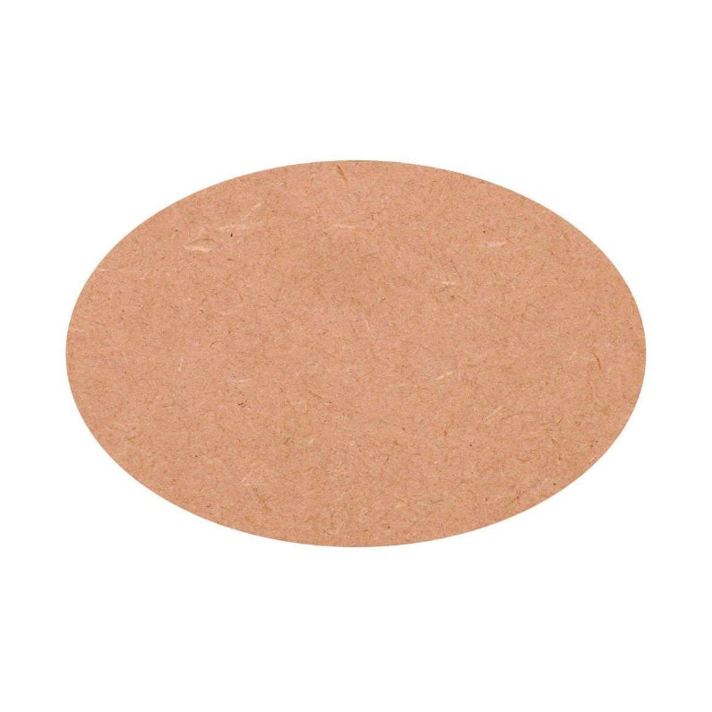 MDF Plain Oval Shape Cutout