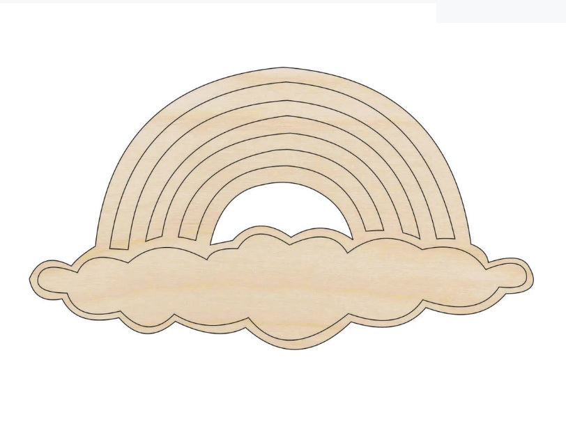Custom MDF Rainbow Shape – Various Sizes Available