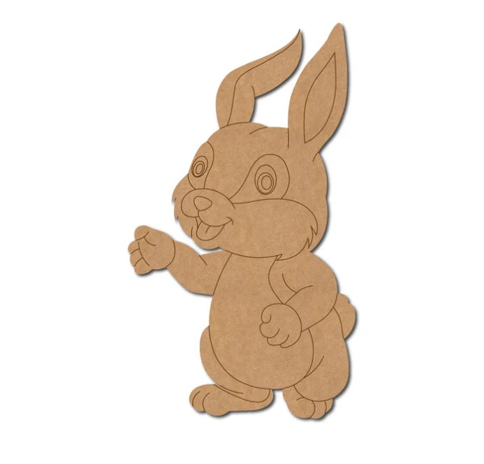 MDF Rabbit Shape Craft Blanks – Unleash Your Creativity! (SERT2)