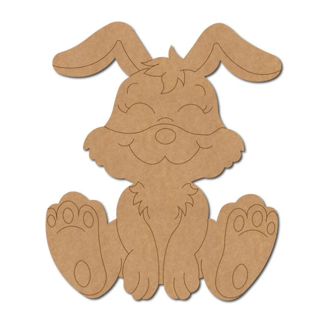 MDF Rabbit Cutouts for Art and Craft (SERT5)