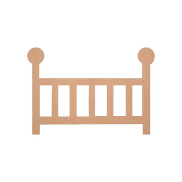 MDF Baby Cradle, Baby Palna Baby Shower Cutout