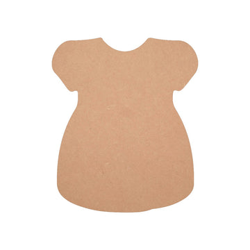 MDF Custom Baby Dress Baby Shower Shape Cutout