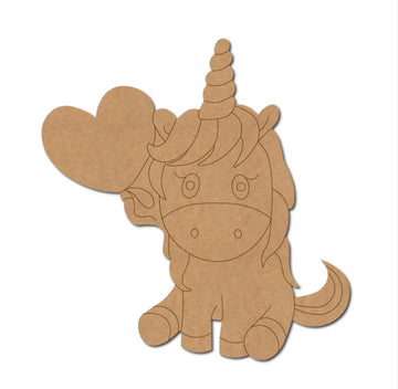 MDF Unicorn Shapes for Painting and Crafting (SEUN5)