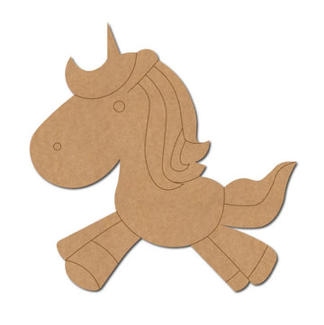 MDF Unicorn Shapes for Creative Crafting Fun (SEUN8)