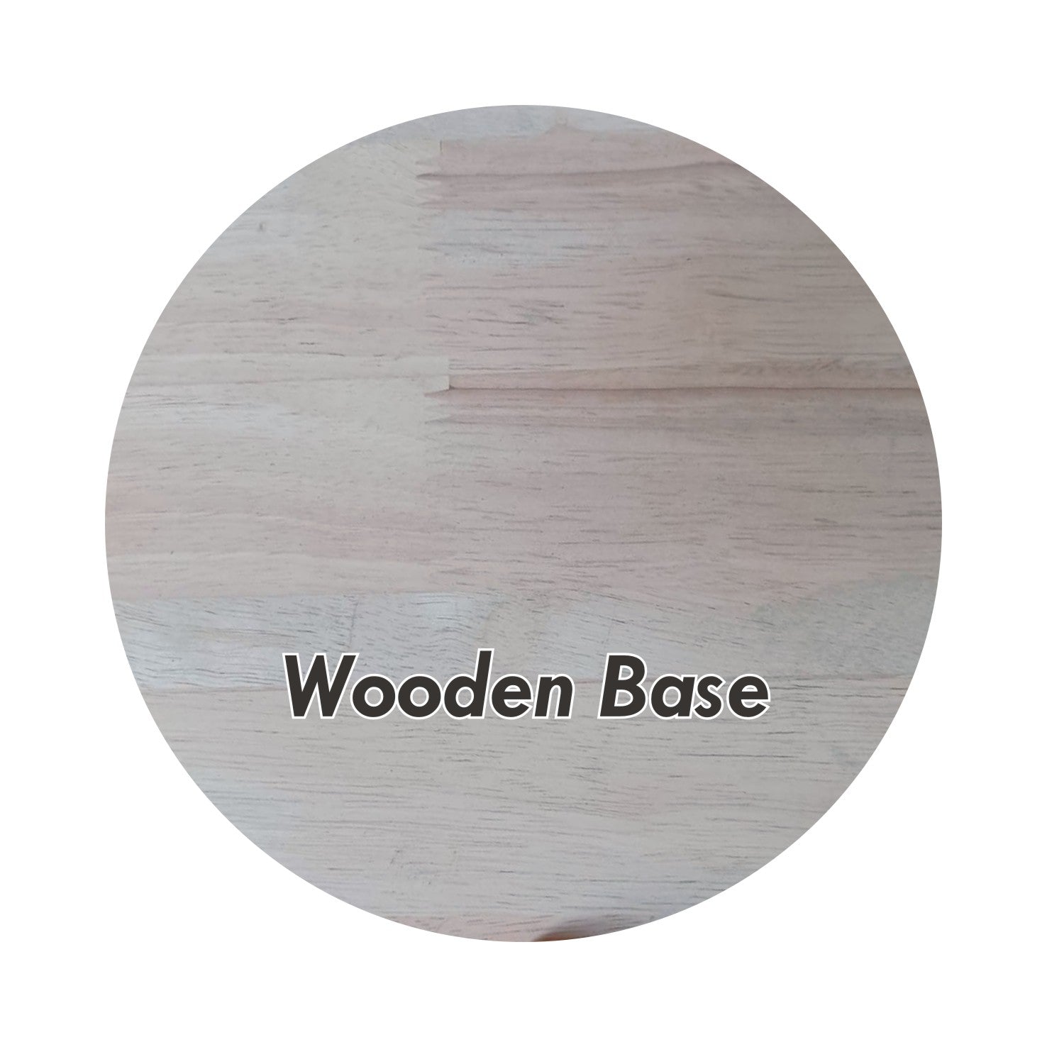 Wooden Round Base, Unfinished Wooden Circle