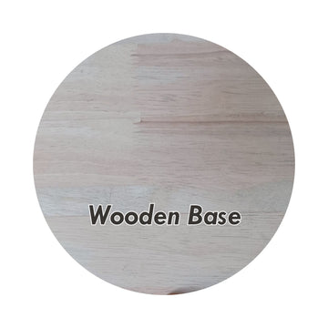 Wooden Round Base, Unfinished Wooden Circle