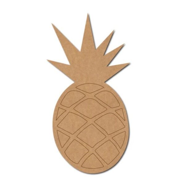 MDF Pineapple Style Shape for DIY Projects