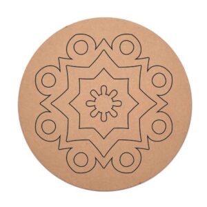 MDF Pre Marked Mandala for Painting Crafts