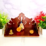 Designer Mandir, Ram Mandir, Wall Hanging Temple Wall Mounted Hanging for Home and Office