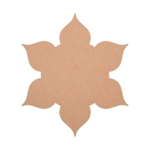 Flower Shape Custom MDF Cutout