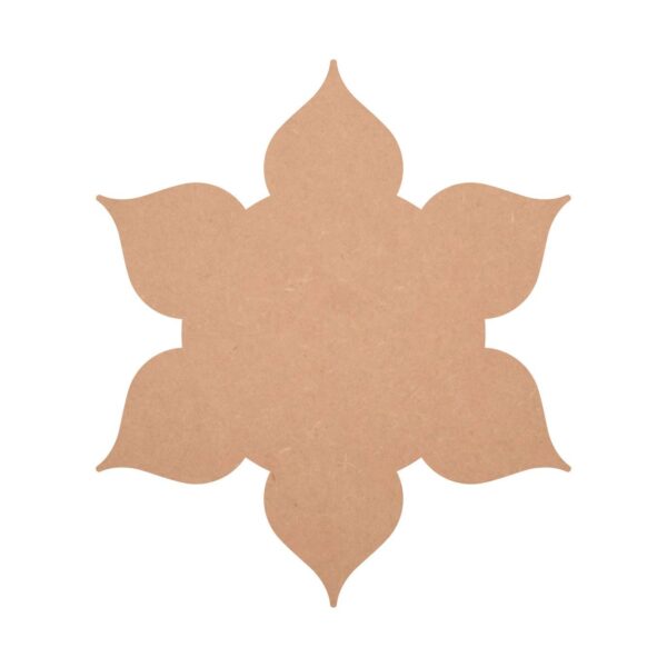 Flower Shape Custom MDF Cutout