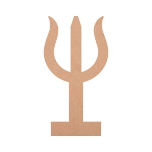MDF Trishul Shape Cutouts