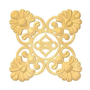 Classic Appeal Carved Center Ornaments