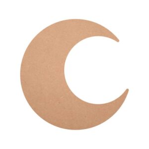 MDF Moon Shape Cutouts, Moon Blank Design