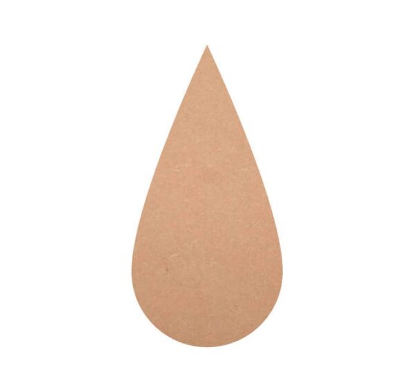 Drop Shape MDF Cutout