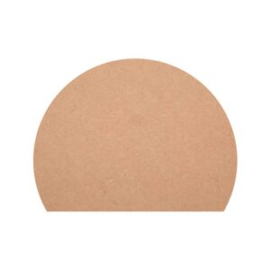 MDF Partly Cut Circle Shape Cutouts