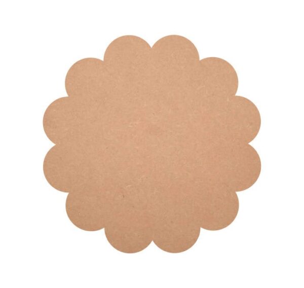MDF Flower Shape Unfinished Cutouts, MDF Blank Shapes