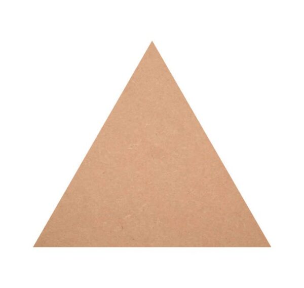 MDF Triangle Shape Cutouts, Triangle Blank Design