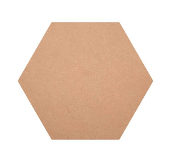 MDF Hexagon Shape Cutouts, Hexagon Blank Design