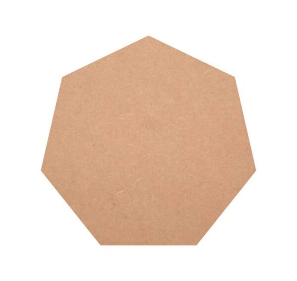 MDF Heptagon Shape Cutouts, Heptagon Blank Design