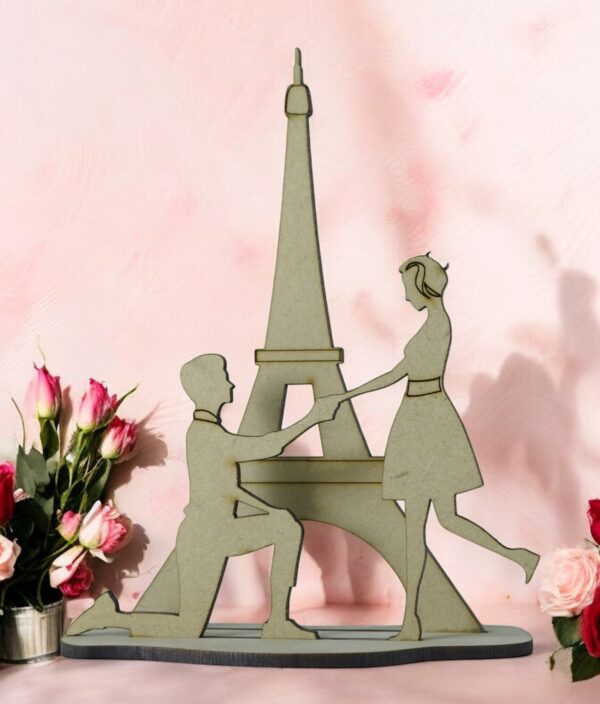 Valentine’s Day MDF Couple Cutout for Romantic Decor