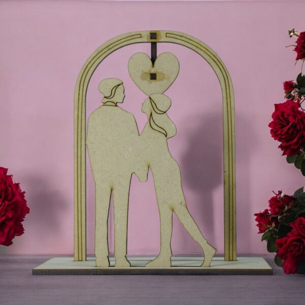 MDF Couple Love Standee – Wedding & Valentine’s Gift Idea